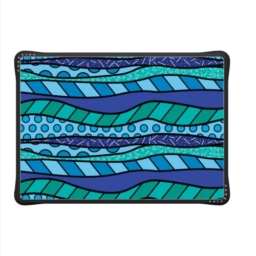 WAVES BY ROMERO BRITTO | MacBook Pro 14-inch (M1 - M5) / MacBook Impact Case / Black | Image 2