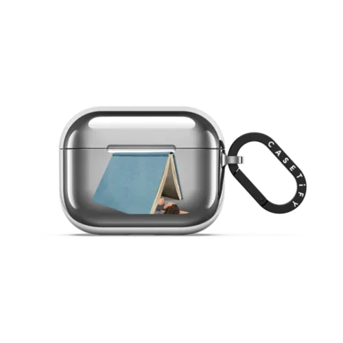 Book Lover | AirPods Pro 3 / Earbuds Mirror Case / Silver | Image 1