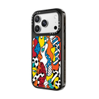 CAMOUFLAGE BY ROMERO BRITTO | iPhone 18 Pro Max / Impact Case MagSafe Compatible - Glossy / Glossy Black | Image 2