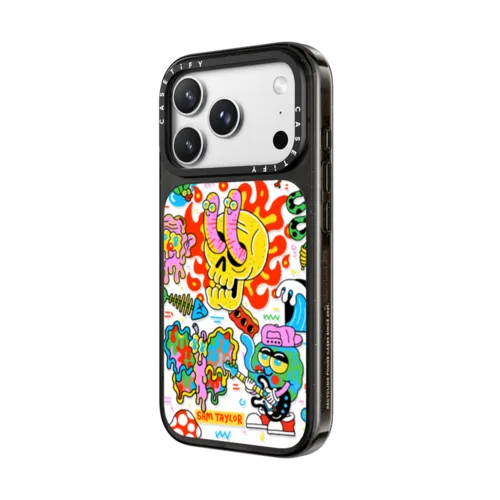 Silly Little Bits | iPhone 18 Pro Max / Impact Case MagSafe Compatible - Glossy / Glossy Black | Image 2