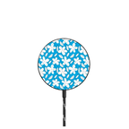 BLUE FLOWERS BY ROMERO BRITTO |   / PowerThru Magnetic Wireless Charger MagSafe Compatible / Black | Image 1
