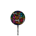 GRAFFITI BY ROMERO BRITTO |   / PowerThru Magnetic Wireless Charger MagSafe Compatible / Black | Image 1