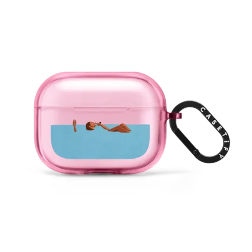 Floating Around | AirPods Pro 2 / Earbuds Impact Case / Pink Fizz | Image 1