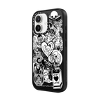 matt darling sticker collage | iPhone 17 / Impact Case MagSafe Compatible / Matte Black | Image 2