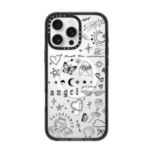 Trust The Universe by INKED by Dani | iPhone 16 Pro Max / Impact Case MagSafe Compatible / Black | Image 1