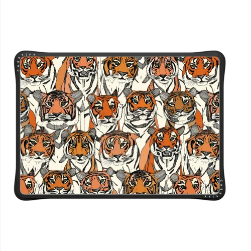 just tigers col macbook | MacBook Air 13-inch (M1 / Intel) / MacBook Impact Case / Black | Image 2
