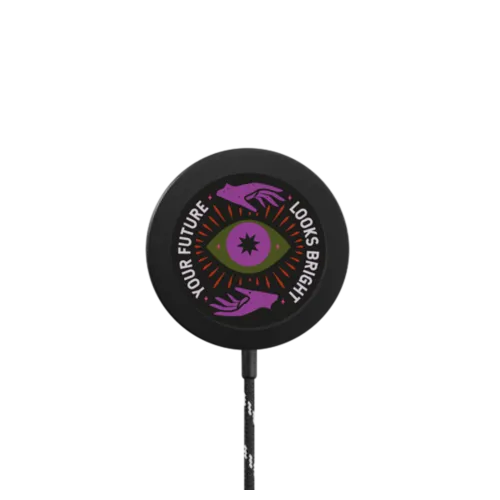 Your Future Is Bright |   / PowerThru Magnetic Wireless Charger MagSafe Compatible / Black | Image 1