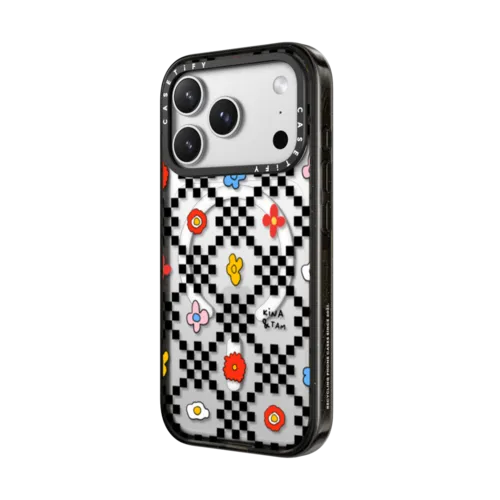 Floral Funk | iPhone 17 Pro Max / Impact Case MagSafe Compatible / Black | Image 2