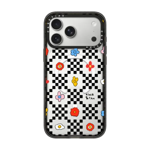 Floral Funk | iPhone 17 Pro Max / Impact Case MagSafe Compatible / Black | Image 1