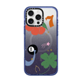 Lucky By Poppy Almond | iPhone 16 Pro Max / Impact Case MagSafe Compatible / Glitter Indigo | Image 1