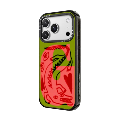 G BY AF ILLUSTRATIONS | iPhone 17 Pro Max / Impact Case MagSafe Compatible / Black | Image 2