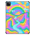 Rainbow Mountain by Kelsie Cosmic | iPad Pro 11-inch (3rd/4th gen) / iPad Impact Case / Black | Image 1
