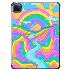 Rainbow Mountain by Kelsie Cosmic | iPad Pro 11-inch (3rd/4th gen) / iPad Impact Case / Black | Image 1