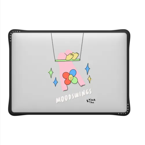 Mood Swing | MacBook Air 13-inch (M1 / Intel) / MacBook Impact Case / Black | Image 2