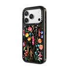 Jardin De Fleurs 1 phone case | iPhone 18 Pro Max / Impact Case MagSafe Compatible - Glossy / Glossy Black | Image 2