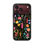 Jardin De Fleurs 1 phone case | iPhone 18 Pro Max / Impact Case MagSafe Compatible - Glossy / Glossy Black | Image 1