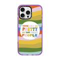 You're Only As Pretty As You Treat People by Oh So Graceful | iPhone 16 Pro Max / Impact Case MagSafe Compatible / Purple | Image 1