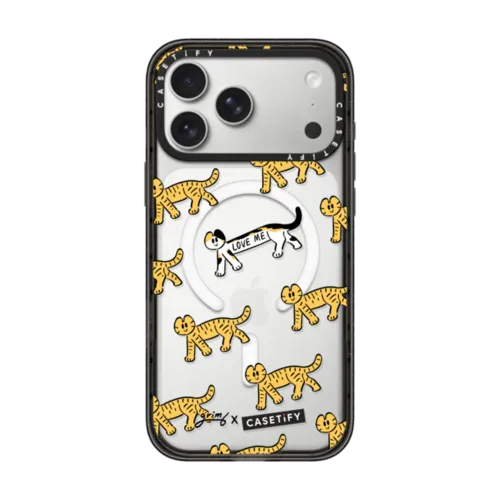 Cats by Grim B | iPhone 17 Pro Max / Impact Case MagSafe Compatible / Black | Image 1