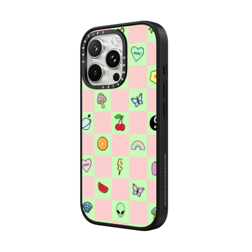 Watermelon Sherbert by INKED by Dani | iPhone 16 Pro Max / Impact Case MagSafe Compatible / Matte Black | Image 2