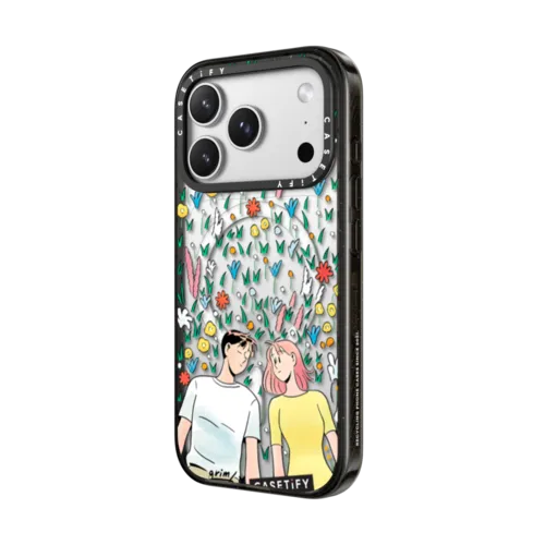 Flowery day by Grim B | iPhone 17 Pro Max / Impact Case MagSafe Compatible / Black | Image 2