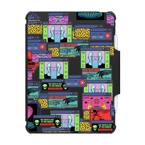 Pop-Up by Other Minerals | iPad Pro 11-inch (3rd/4th gen) / iPad Impact Folio Case / Black | Image 1