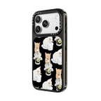 coffee catto and cola cat | iPhone 18 Pro Max / Impact Case MagSafe Compatible - Glossy / Glossy Black | Image 2