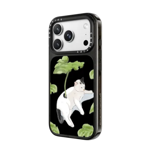Summer Cat | iPhone 18 Pro Max / Impact Case MagSafe Compatible - Glossy / Glossy Black | Image 2