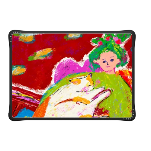 It's napping time by Albee Yau | MacBook Pro 14-inch (M1 - M5) / MacBook Impact Case / Black | Image 2