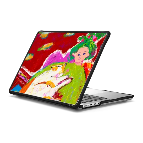 It's napping time by Albee Yau | MacBook Pro 14-inch (M1 - M5) / MacBook Impact Case / Black | Image 1
