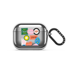 WOMEN STICKERS Airpods by Black Lamb Studio | AirPods Pro 3 / Earbuds Mirror Case / Silver | Image 1