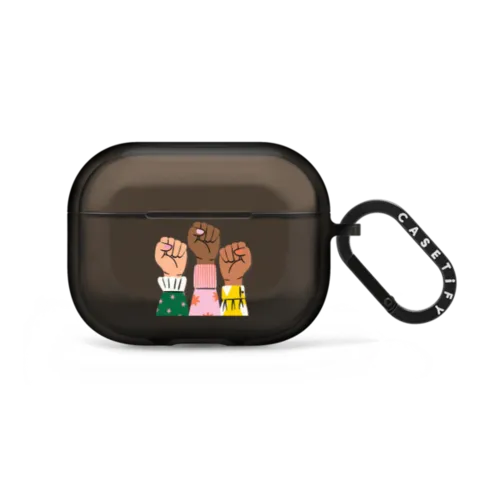 POWERFUL Airpods Pro by Black Lamb Studio | AirPods Pro 2 / Earbuds Impact Case / Black | Image 1