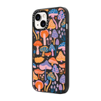 Magic Mushrooms | iPhone 14 / Impact Case / Matte Black | Image 2
