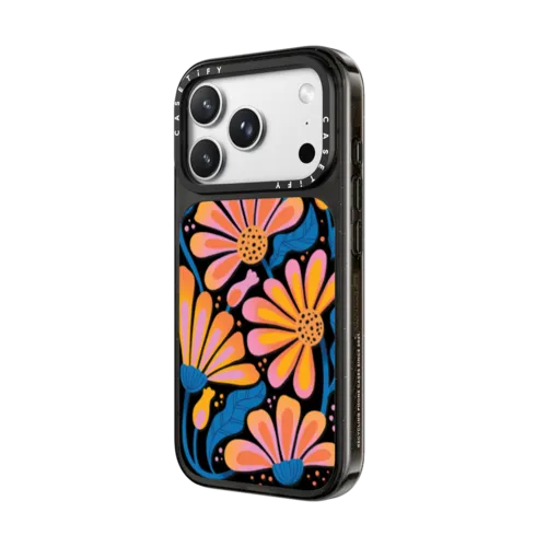 Lazy Daisy | iPhone 18 Pro Max / Impact Case MagSafe Compatible - Glossy / Glossy Black | Image 2