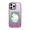 Never leave your cat and the blanket by Albee Yau | iPhone 16 Pro Max / Impact Case MagSafe Compatible / Glitter Purple | Image 1
