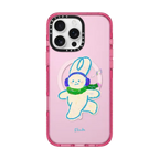Shuku : Small Steps Everyday by Albee Yau | iPhone 16 Pro Max / Impact Case MagSafe Compatible / Pink Fizz | Image 1