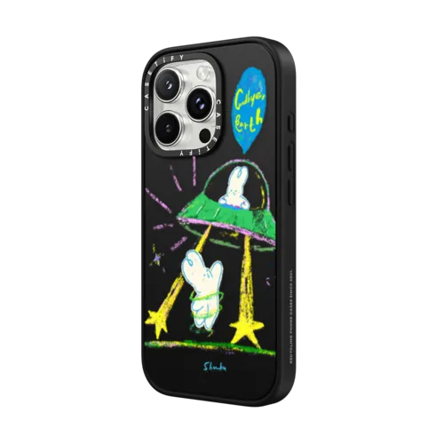 Shuku : Goodbye Earth by Albee Yau | iPhone 16 Pro Max / Impact Case MagSafe Compatible / Matte Black | Image 2