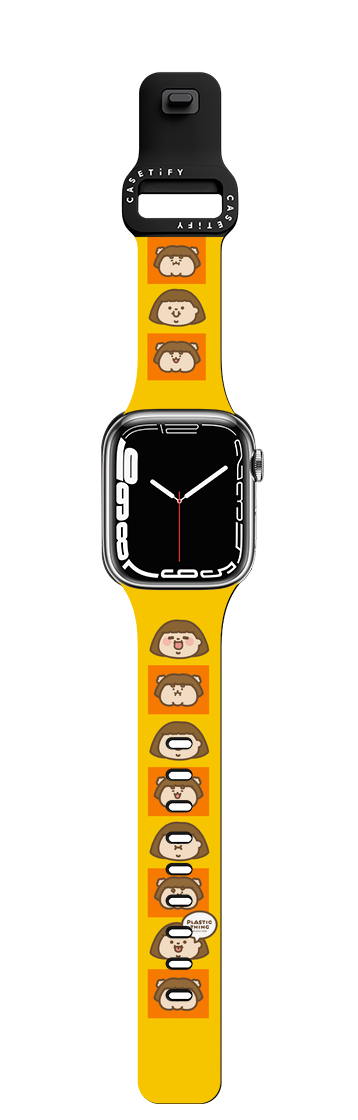 Fatty & Puffy - Plastic Thing | Apple Watch Series 7-9 (45mm) / Impact Band / Black | Image 1