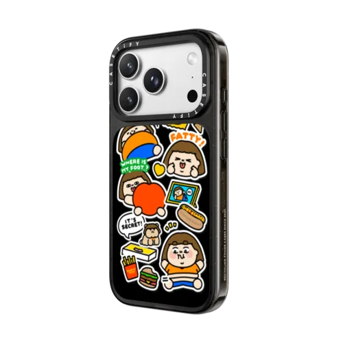 No Food No Life! - Plastic Thing | iPhone 18 Pro Max / Impact Case MagSafe Compatible - Glossy / Glossy Black | Image 2
