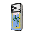 Garden Peony | iPhone 18 Pro Max / Impact Case MagSafe Compatible - Glossy / Glossy Black | Image 2