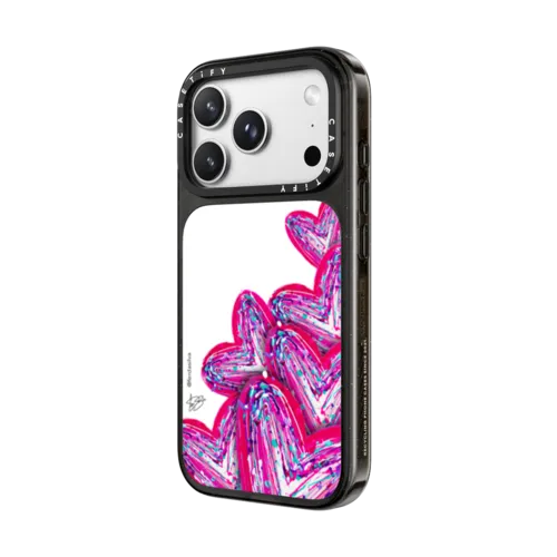 Corazon de Fer Multi-Magenta | iPhone 18 Pro Max / Impact Case MagSafe Compatible - Glossy / Glossy Black | Image 2