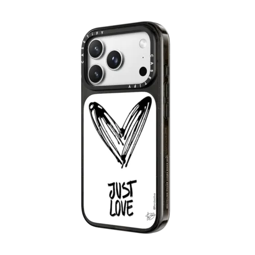 Corazon de Fer Just Love B | iPhone 18 Pro / Impact Case MagSafe Compatible - Glossy / Glossy Black | Image 2