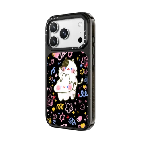 Hop On by tabetaaii | iPhone 18 Pro Max / Impact Case MagSafe Compatible - Glossy / Glossy Black | Image 2