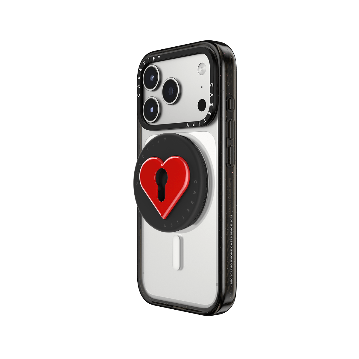 Snappy Love Lock Grip Stand - Red Heart
