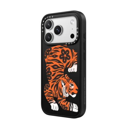 Fierce Tiger | iPhone 17 Pro Max / Impact Case MagSafe Compatible / Matte Black | Image 2