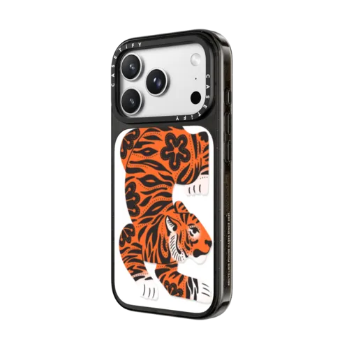 Fierce Tiger | iPhone 18 Pro Max / Impact Case MagSafe Compatible - Glossy / Glossy Black | Image 2