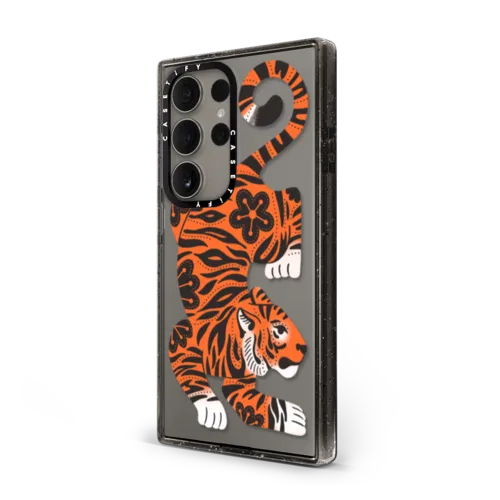 Fierce Tiger | Galaxy S24 Ultra / Impact Case / Black | Image 2
