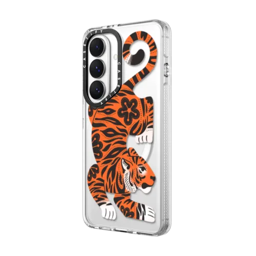 Fierce Tiger | Galaxy S26+ / Impact Clear Magnetic Case / Clear | Image 2