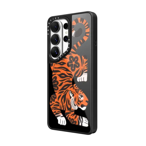 Fierce Tiger | Galaxy S26 Ultra / Glaze Magnetic Case / Black | Image 2
