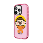 Fatty Fat Face | iPhone 16 Pro Max / Impact Case MagSafe Compatible / Pink Fizz | Image 2