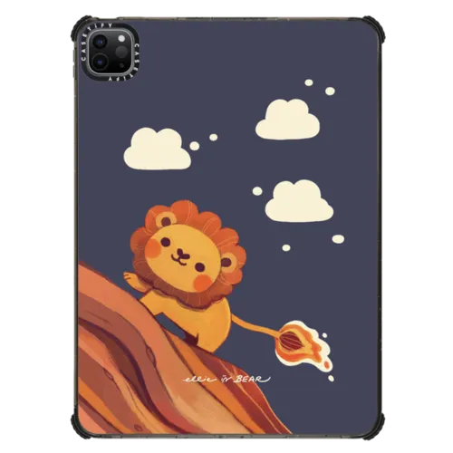 Baby Lion by ellievsbear | iPad Pro 11-inch (3rd/4th gen) / iPad Impact Case / Black | Image 1